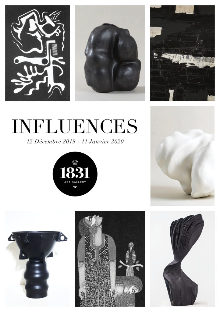 Exposition 'Influences' 1831 Art Gallery décembre 2019