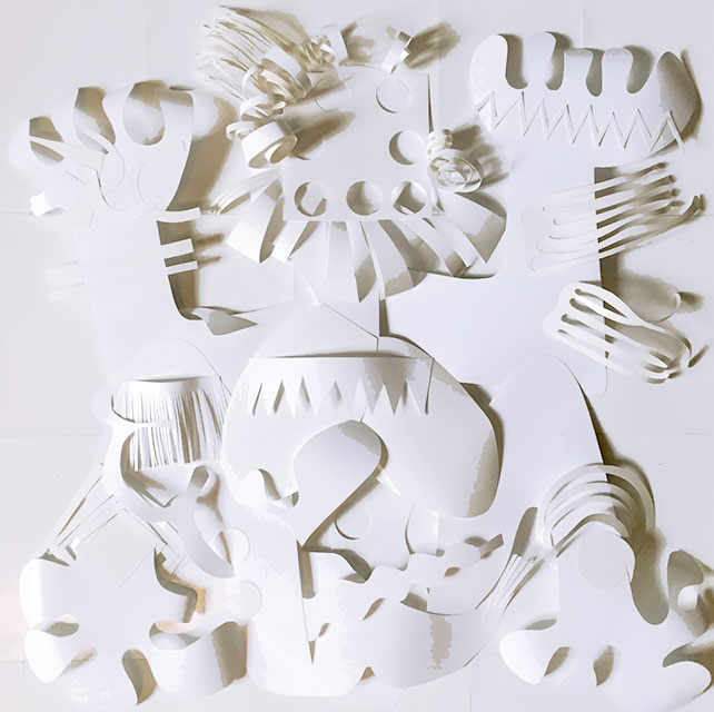 Gamol - Papiers découpés - 50 x 50 cm - 2015