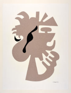 L'endroit - papiers découpés - 2020 - 60x80cm